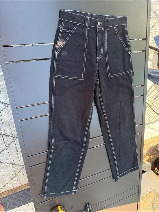 Retrod Other - Retrod XS Men's Black Contrast-Stitch Workwear Jeans (27-28 waist) like new